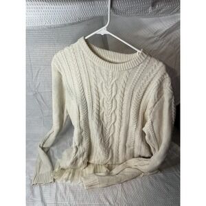 Womens Sweater Medium Cream